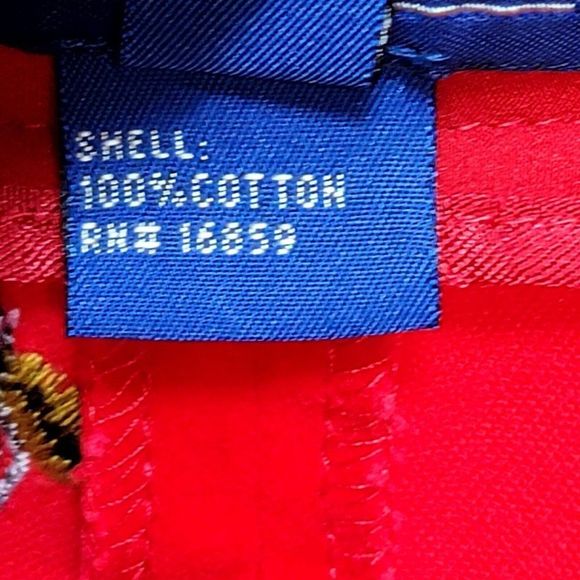 J McLaughlin Womens 12 Embroidered Bees Red Velour Straight Leg Pants Mid Rise - Picture 6 of 6